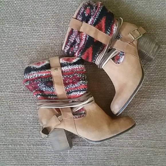 Steve Madden Tolteca cognac leather booties - Picture 2 of 8